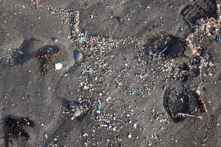 Microplastics in sediment