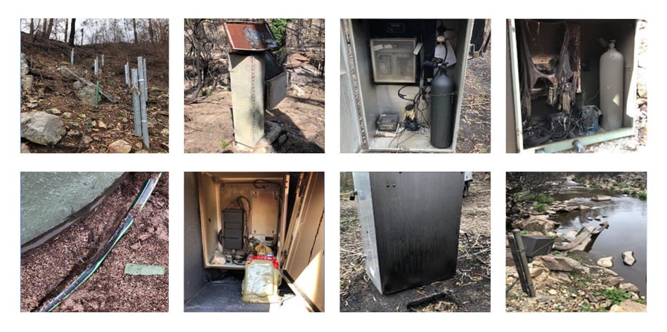 Damages from 2019-2020 bushfires
