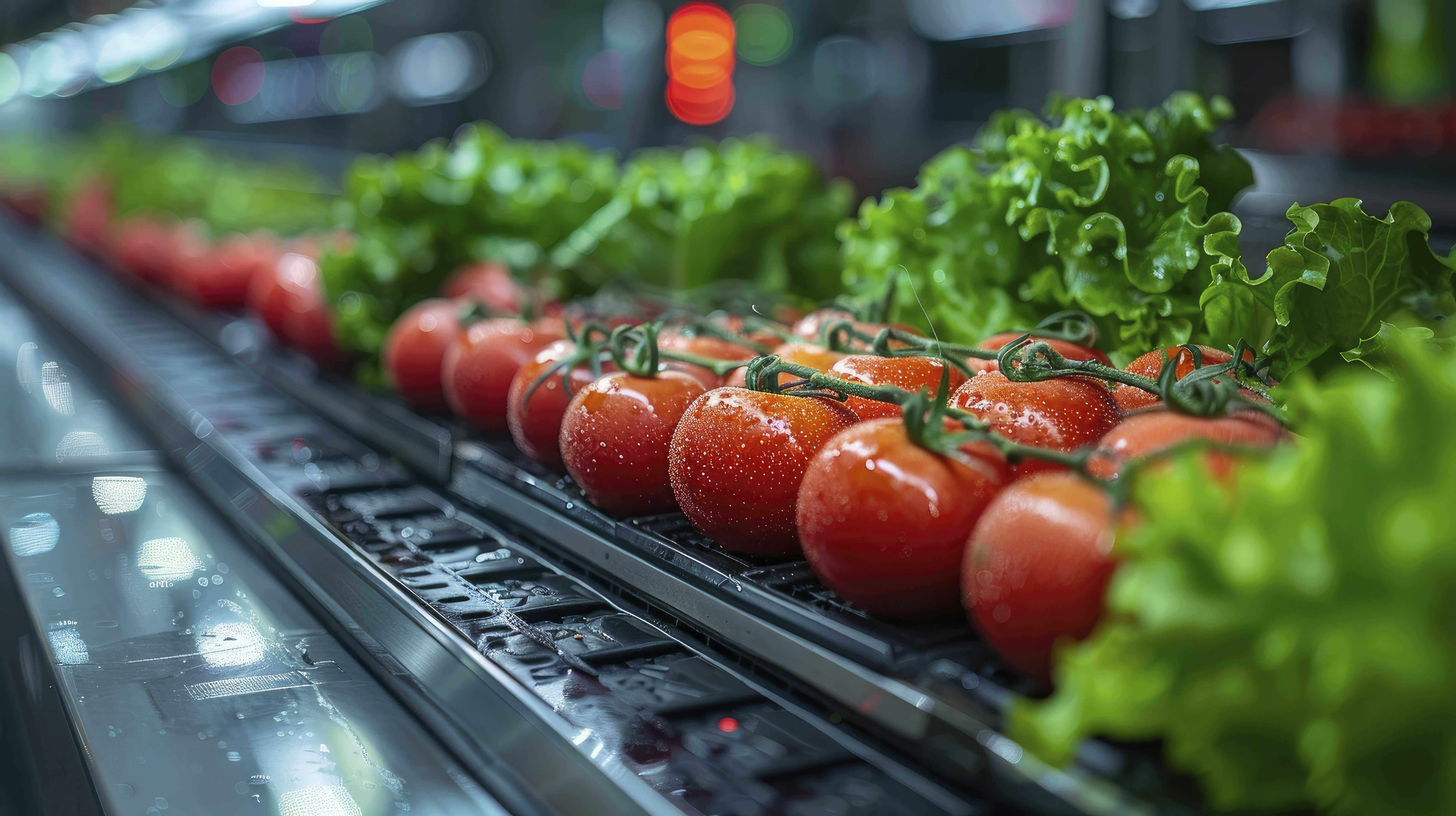 tomatoes and salad