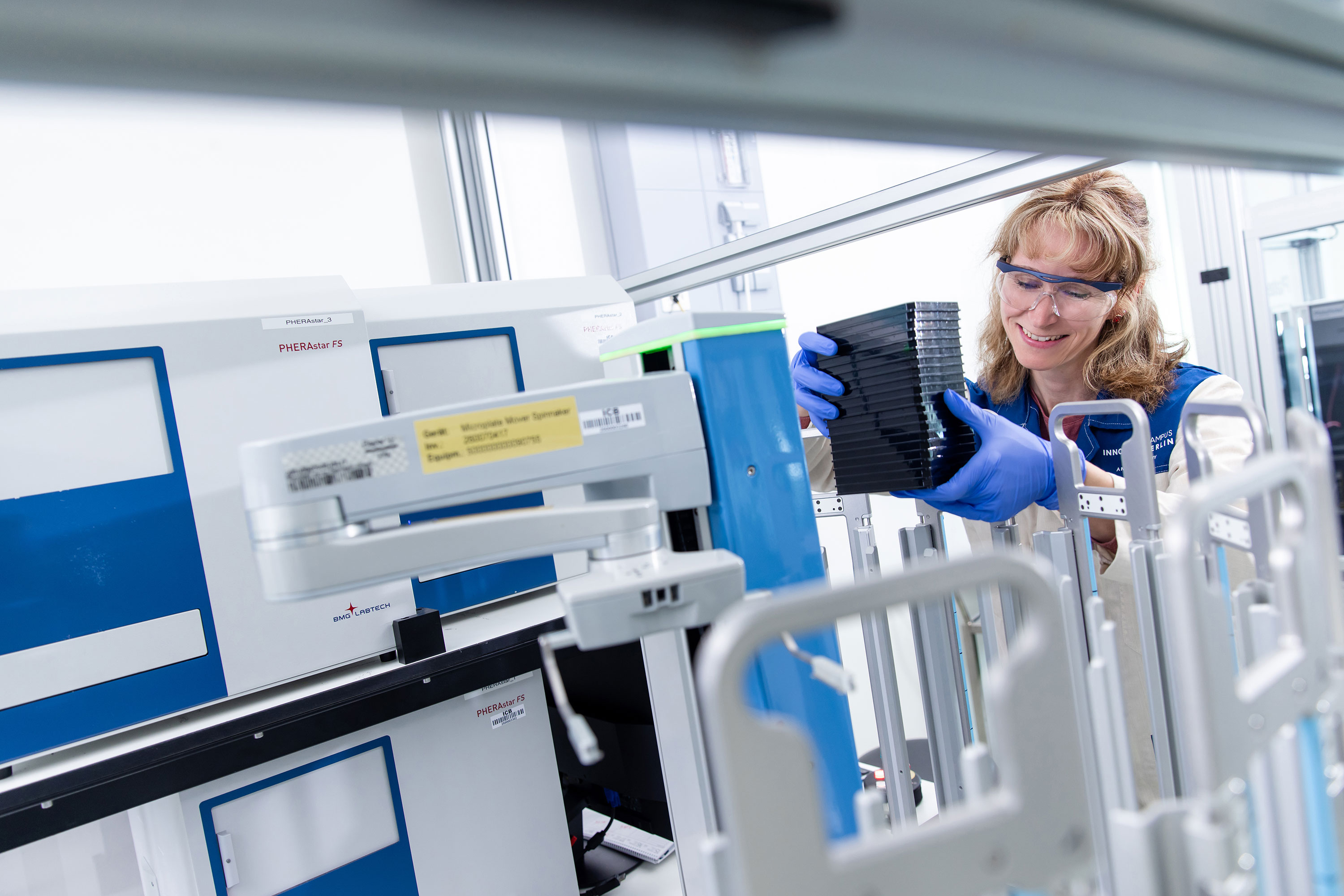 High-throughput screening with a plate-based assay