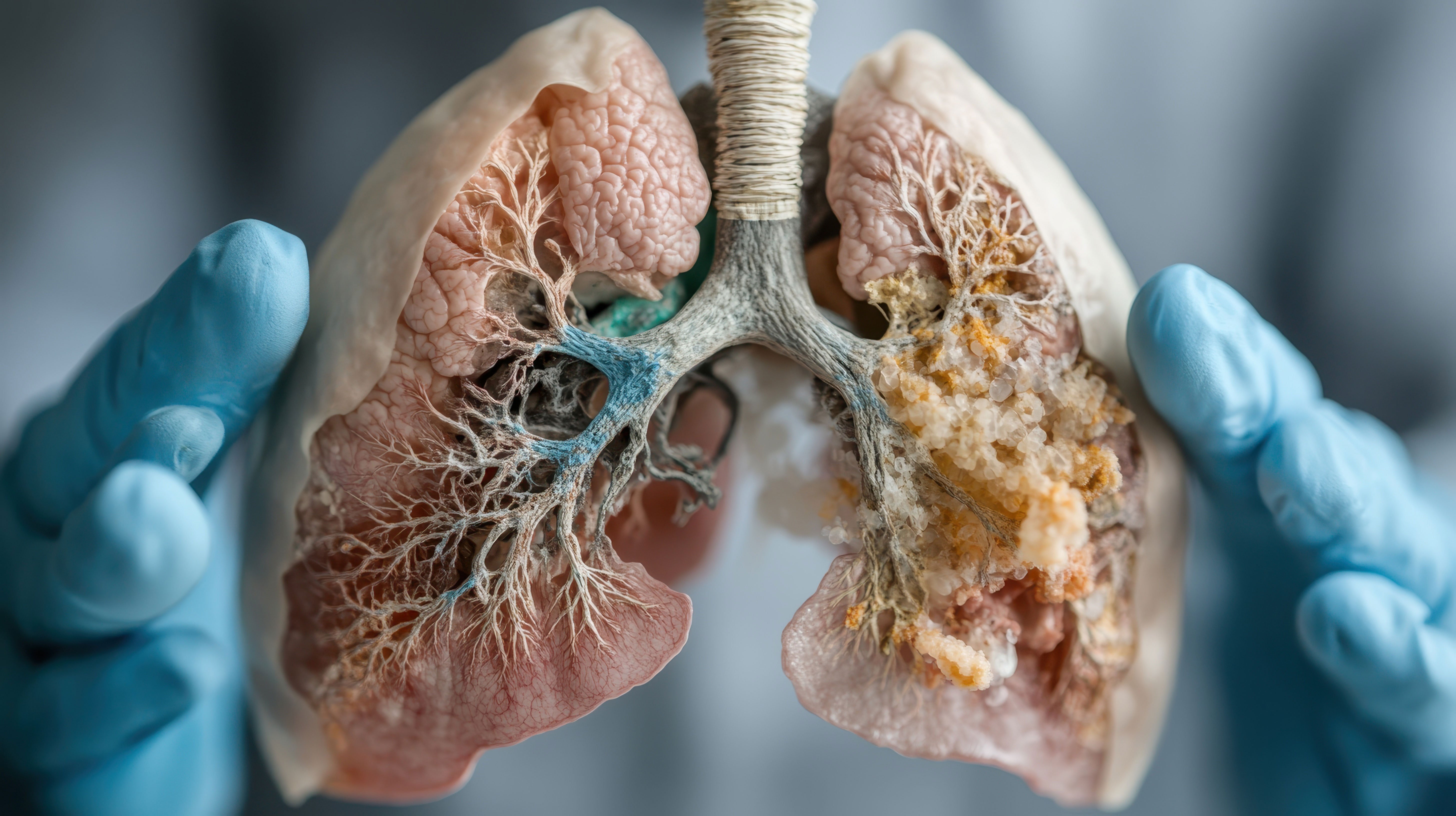 Image of lung fibrosis model