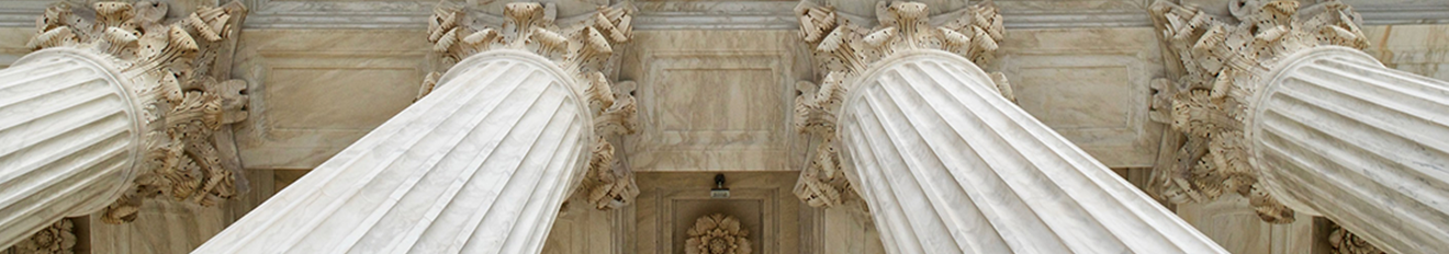 Columns on government building