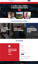 Citizens For Tobacco Rights website screenshot