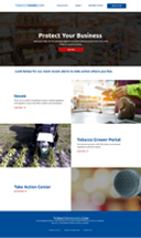 Tobacco Issues website screenshot