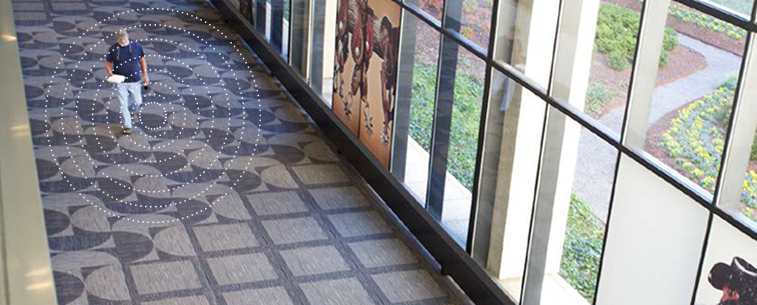 Man walking in the office