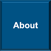 Dark blue beveled square with the word “About” in white, centered horizontally and vertically.