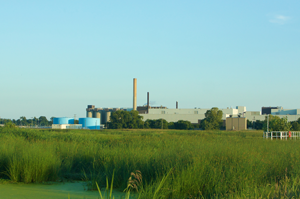 View of the farmland and Natural Treatment System around the Park 500 manufacturing facility