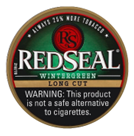 A round tin of Red Seal Moist Smokeless Tobacco