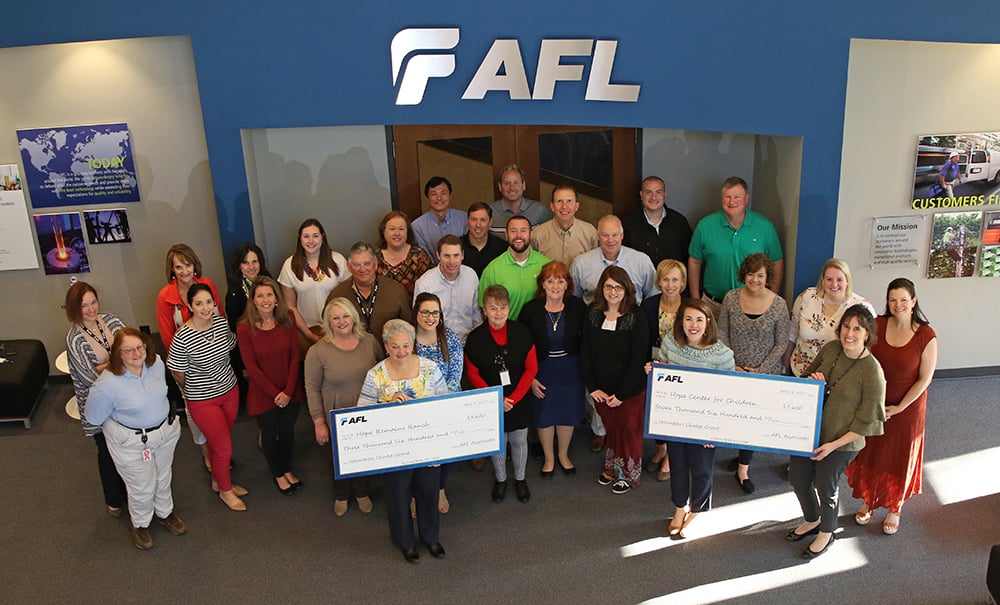AFL Volunteers Choose Hope Center for Children and Hope Remains Ranch