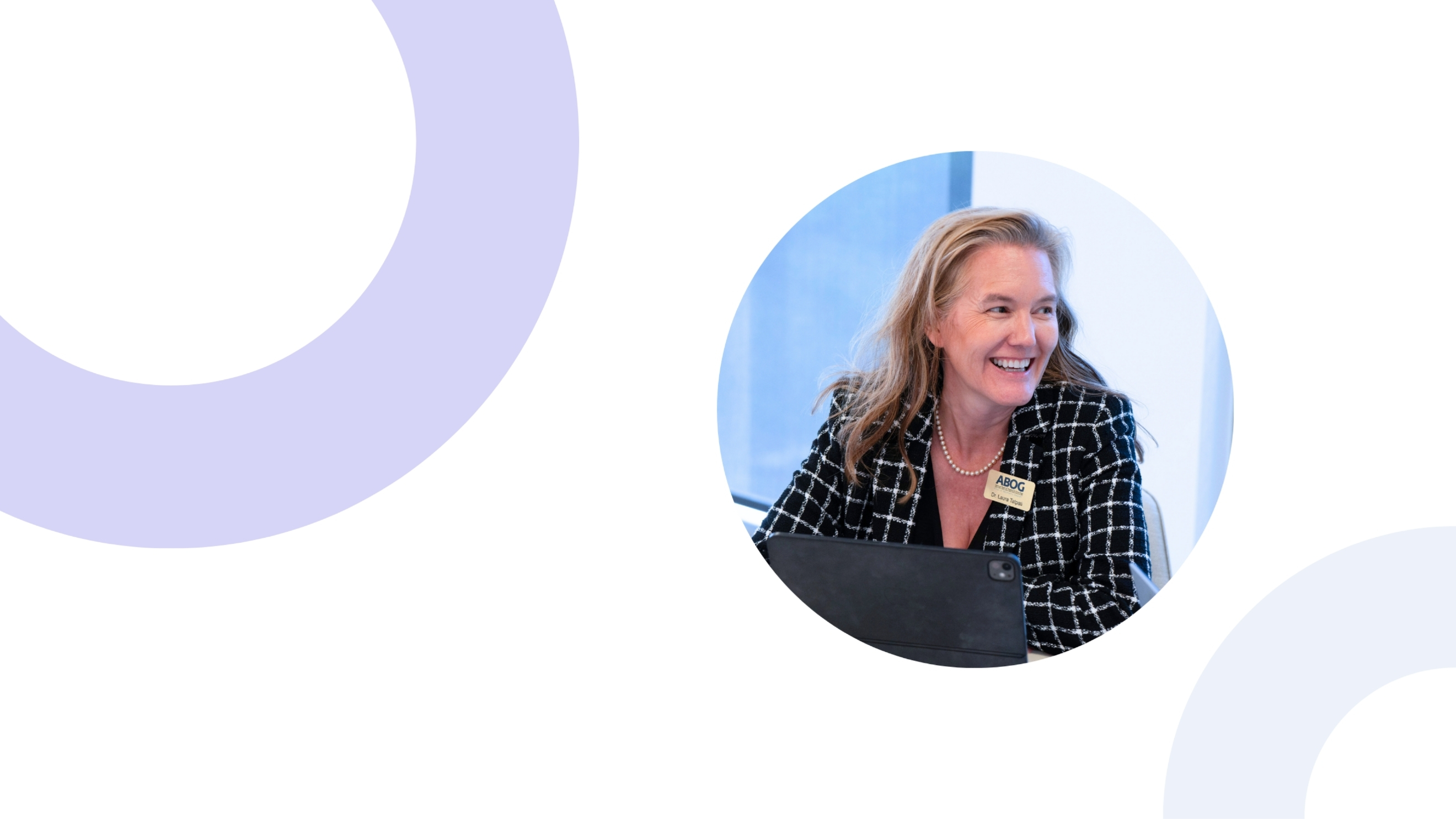 Two women physicians smiling together