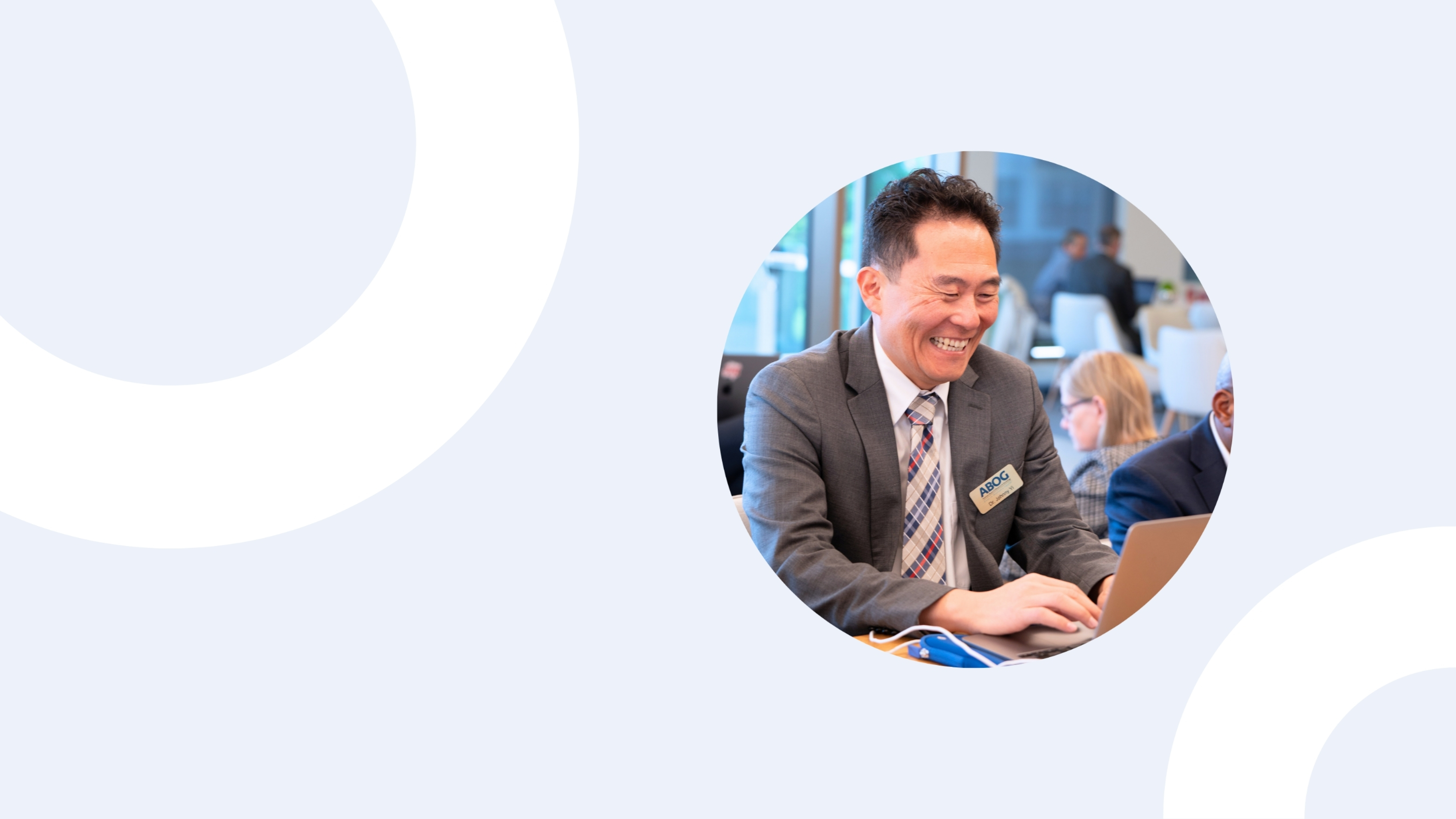 Two women physicians smiling together