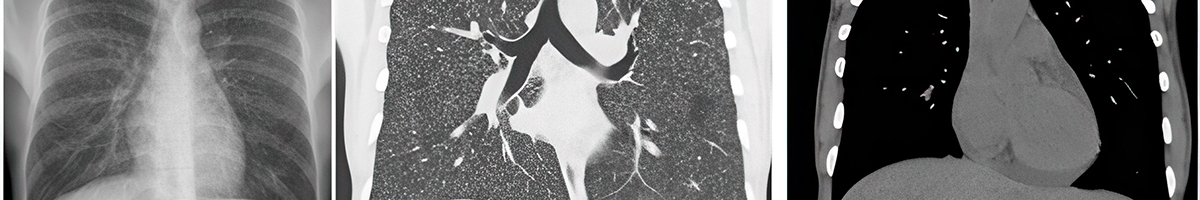 Three radiological images from the 2024 Case in Point Winner