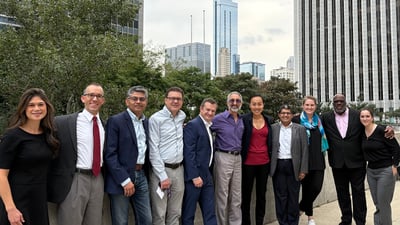 ACR physicians and staff who attended Sept. AMA CPT meeting. 