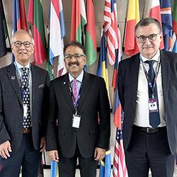 Doctors at IAEA conference