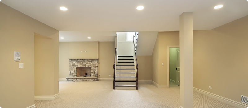 Fully finished basement
