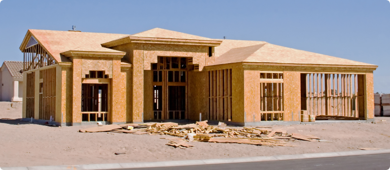 New house construction