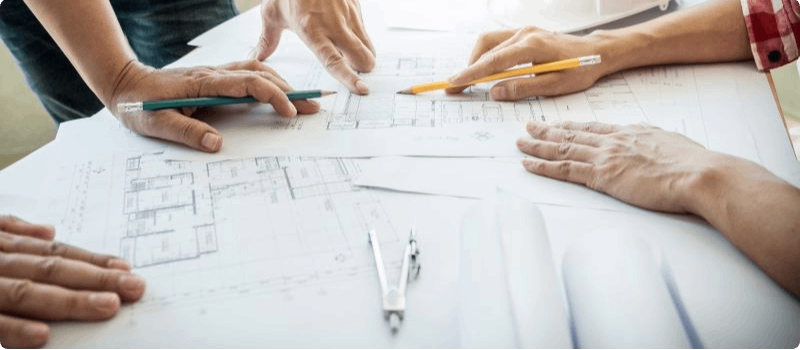 Hands on blueprints.