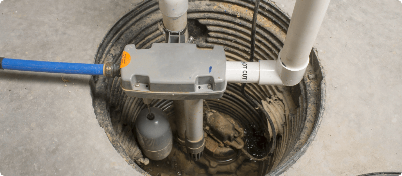 New sump pump. 
