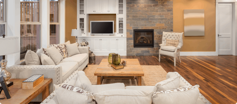 New townhouse living room.