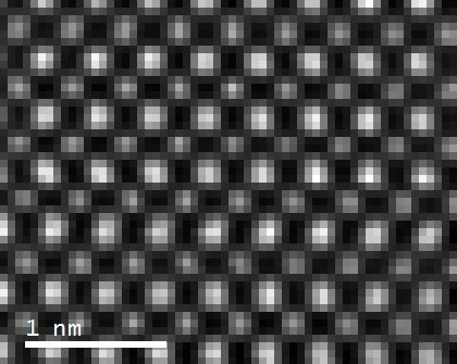 Analog ADF image acquired simultaneously during the EELS SI.