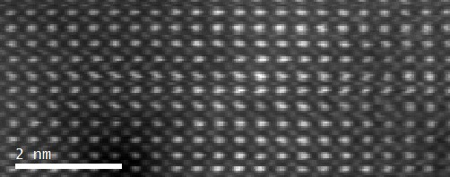 Analog ADF image acquired simultaneously during the EELS SI.