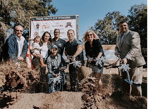 Jared Allen Home for Wounded Warriors Travis Dunn Home Groundbreaking