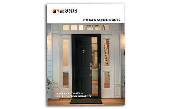 storm doors brochure screenshot