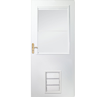 Andersen storm door hot sale with dog door