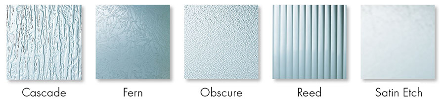 Frosted store glass options