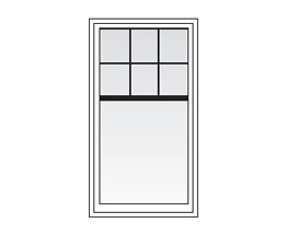 Andersen Windows Grids Modified Colonial Pattern