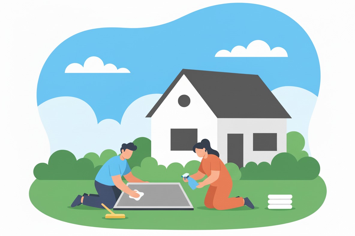 Renewal by Andersen cleaning insect screens