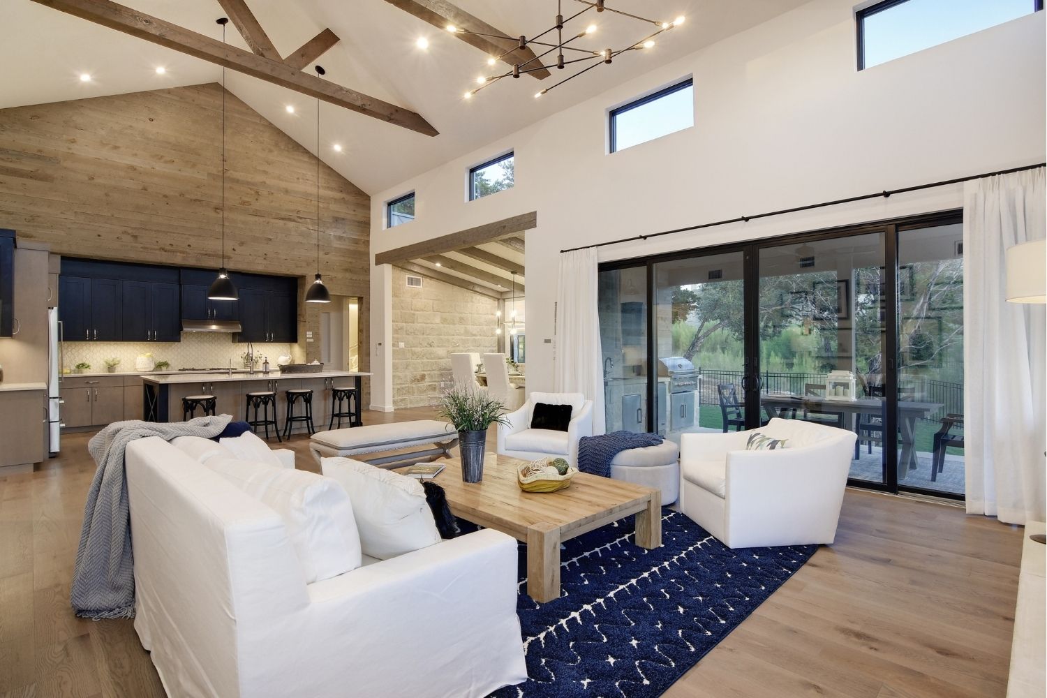 Interior shot of a room with Renewal by Andersen patio doors