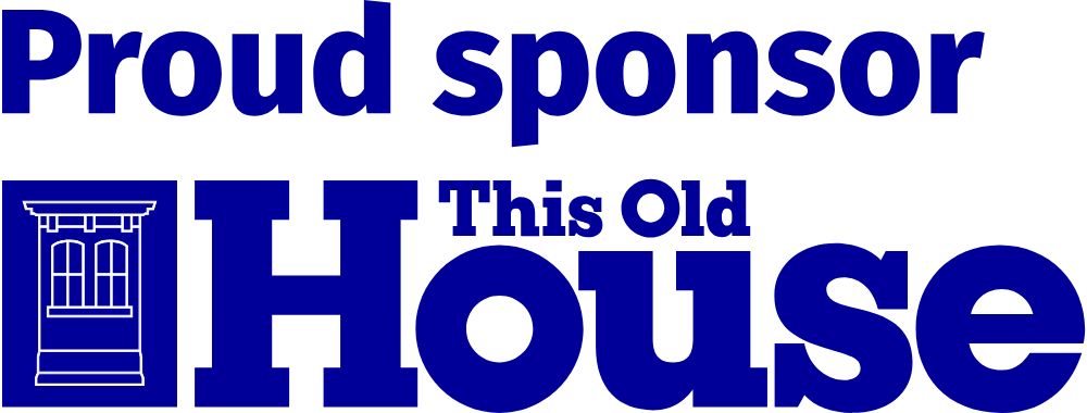 Proud Sponsor This Old House Blue Text