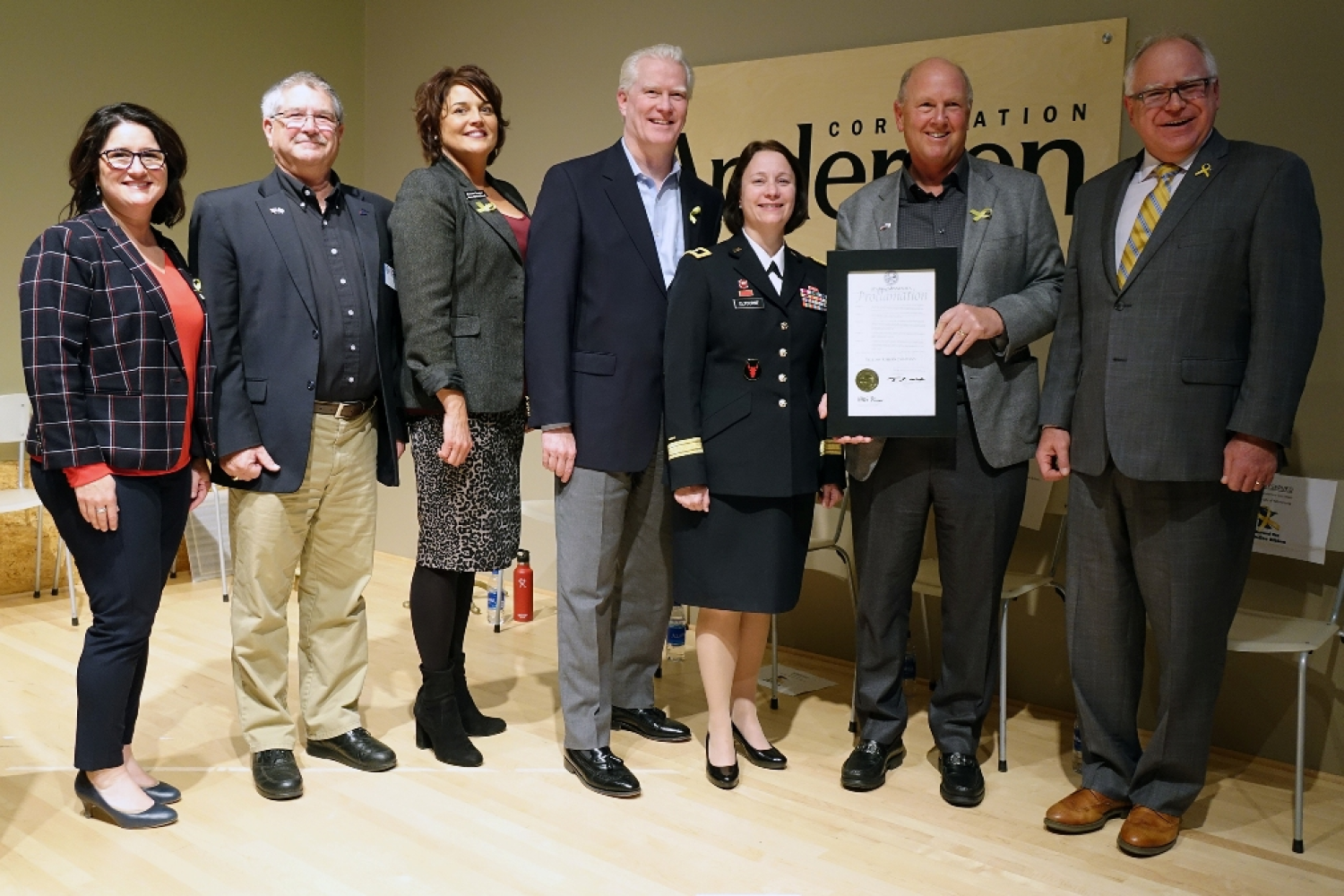Andersen Corporation Recognized as a Yellow Ribbon Company