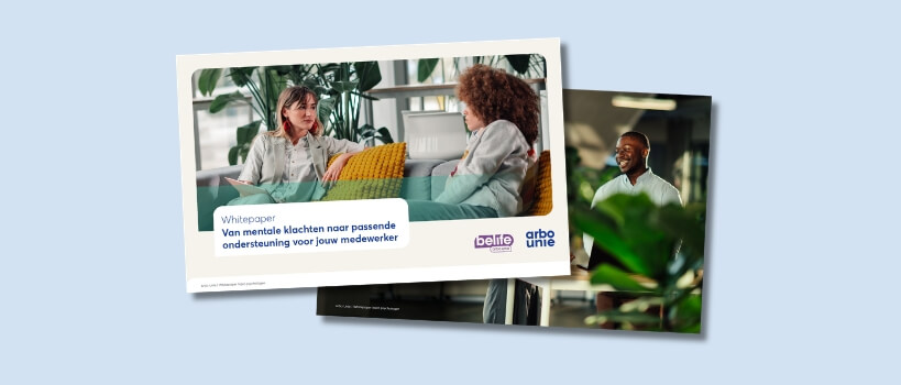 screenshots whitepaper van mentale klachten naar passende ondersteuning voor jouw medewerkers