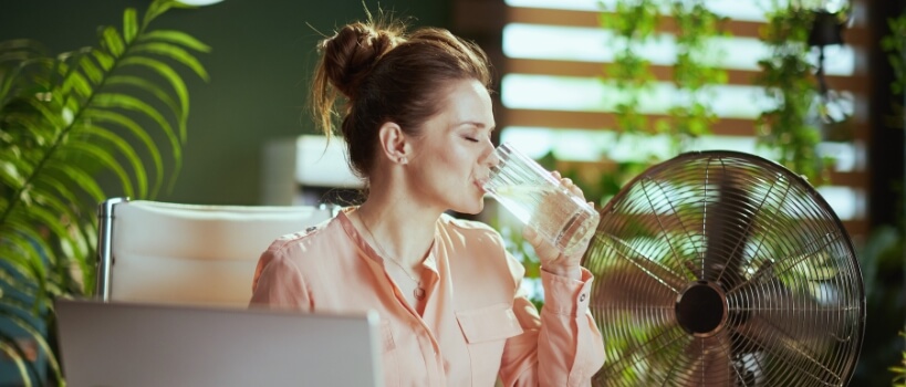 Duurzaam en comfortabel blijven werken bij een hoge temperatuur