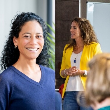 Cynthia Joseph en Gertie Buurmans