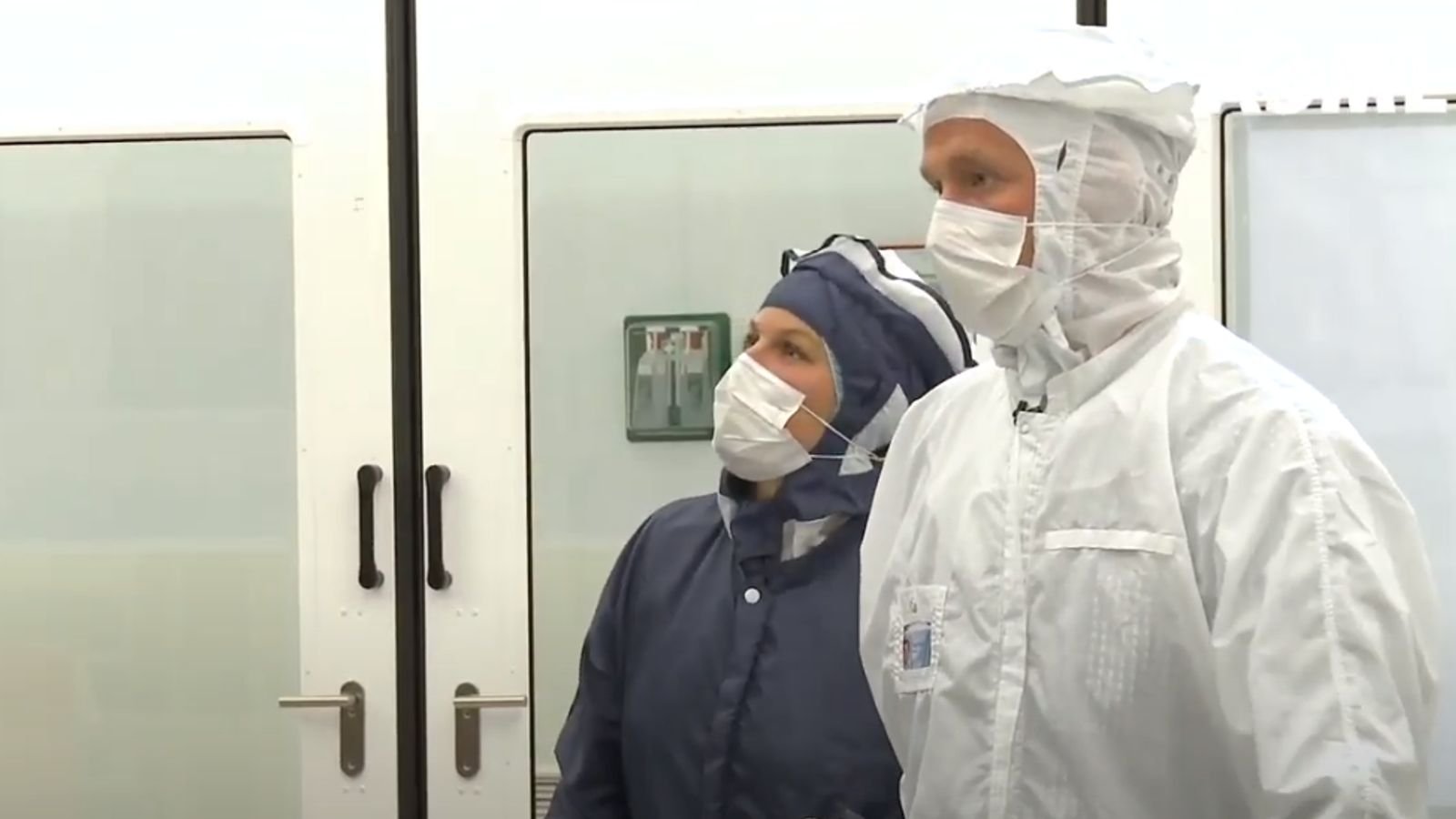 look inside cleanroom factory