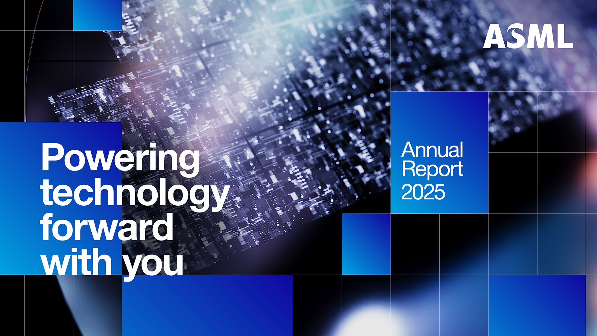 Cover image of ASML's 2025 Annual Report
