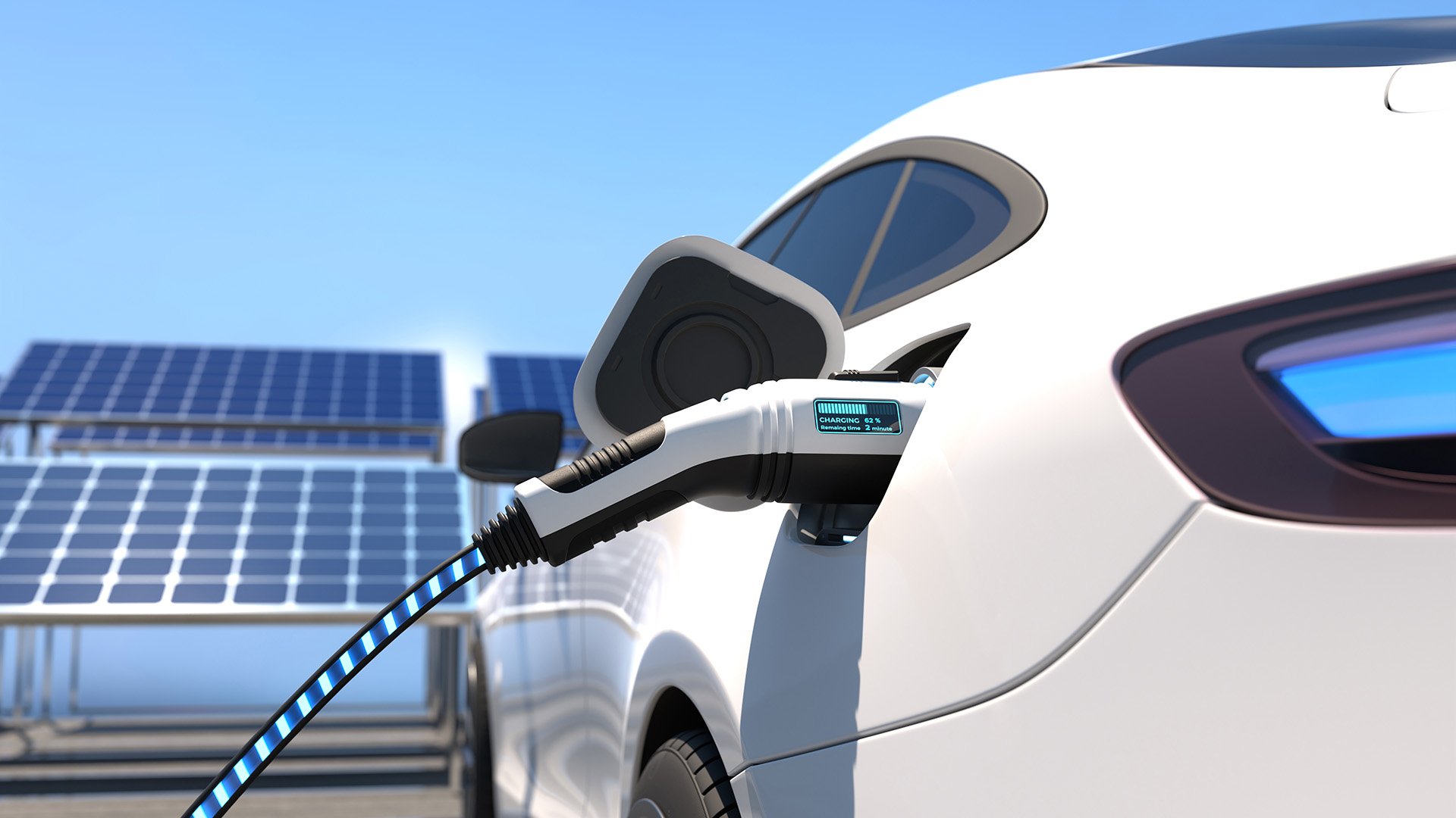 Electric vehicle charging with solar panels Electric vehicle charging with solar panels