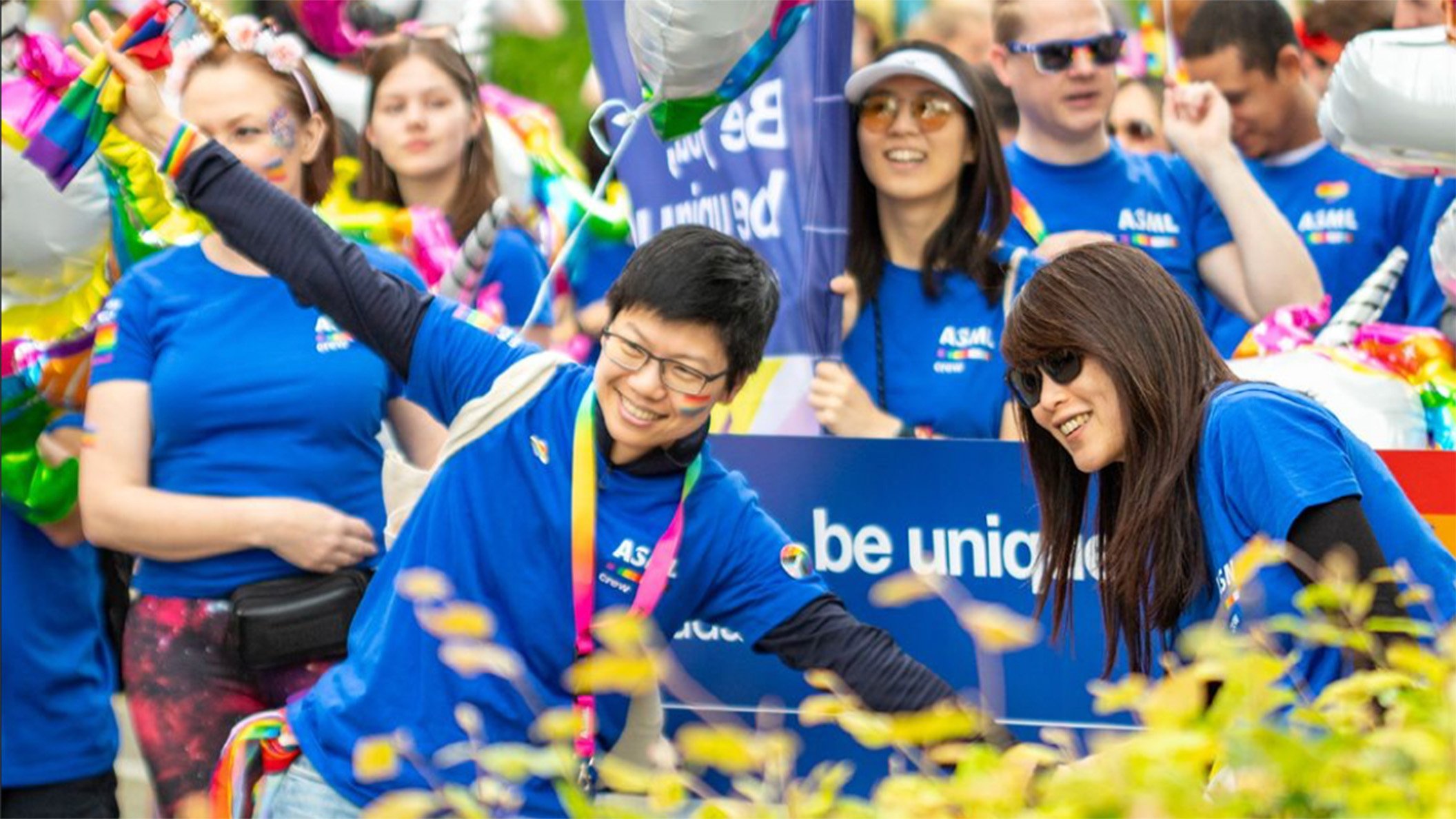 ASML employees at our Pride event ASML employees at our Pride event