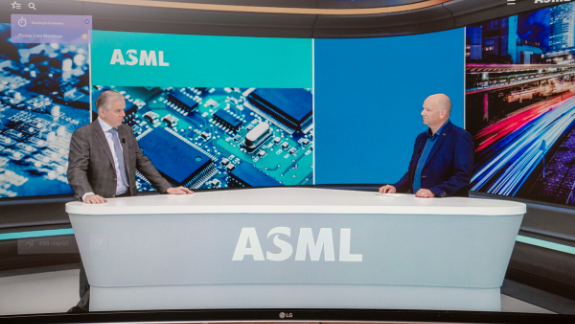 ASML executive vice president of Development & Engineering Herman Boom and CTO Martin van den Brink at the Technology Conference