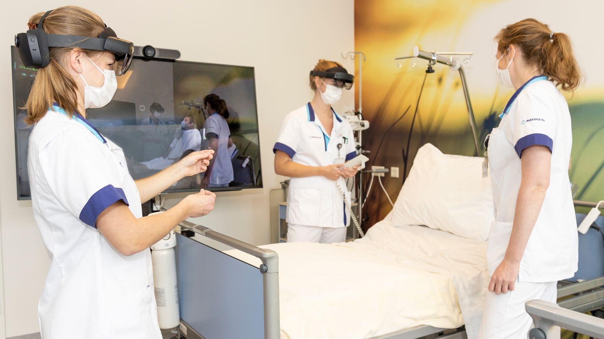 ASML has supported MMC Veldhoven, a neighboring hospital to it’s campus in the Netherlands, to implement augmented reality trainings