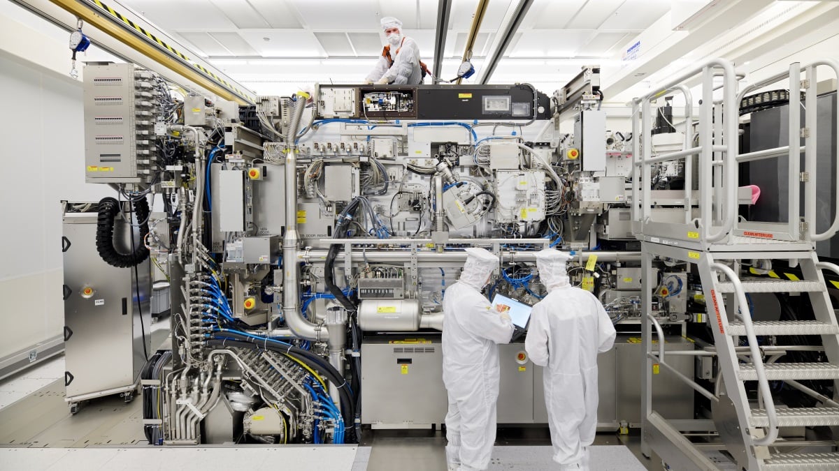 EUV system in final assembly