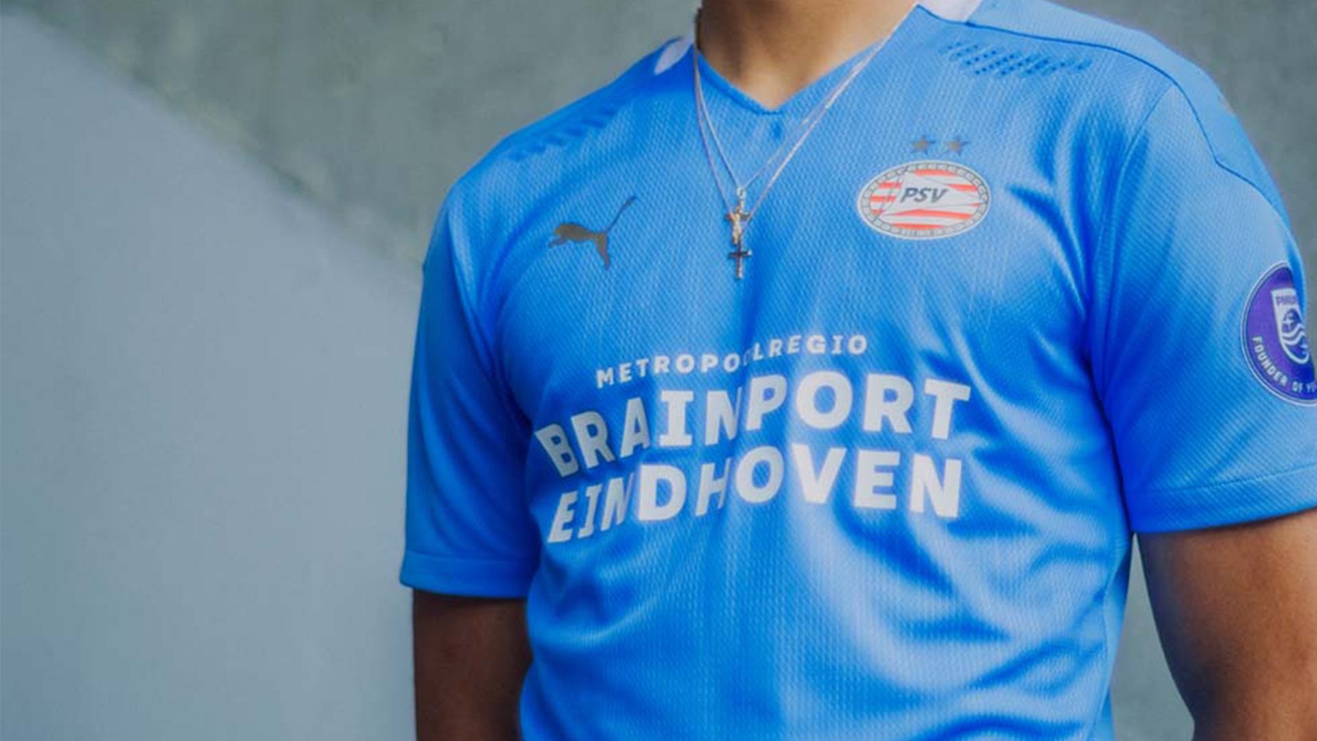Official PSV shirt with Brainport Eindhoven as a partner