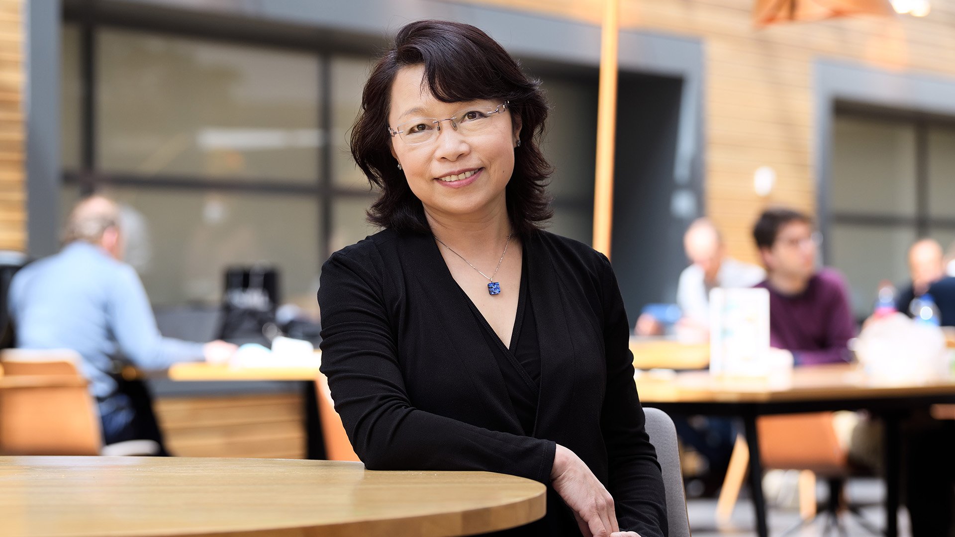 Vice president of Software R&D Wei Li poses for the camera at ASML in Veldhoven, the Netherlands.