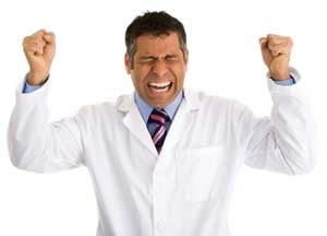 Angry doctor