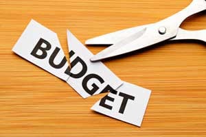 Budget cut scissors