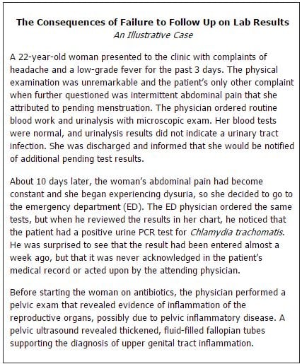 The Consequences of Failure to Follow Up on Lab Results