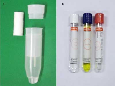Salivette cotton and synthetic device and Greiner Bio-One saliva collection system